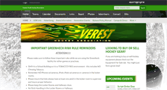Desktop Screenshot of everestyouthhockey.org